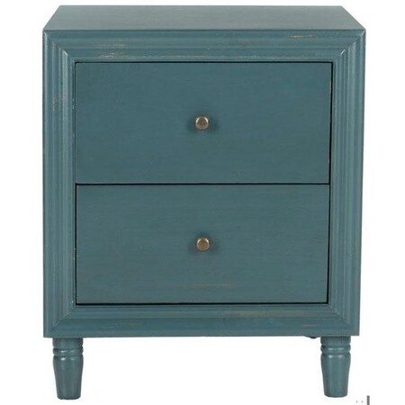 Safavieh Blaise Accent Stand- Steel Teal - 26 x 22 x 22 in. AMH6605C